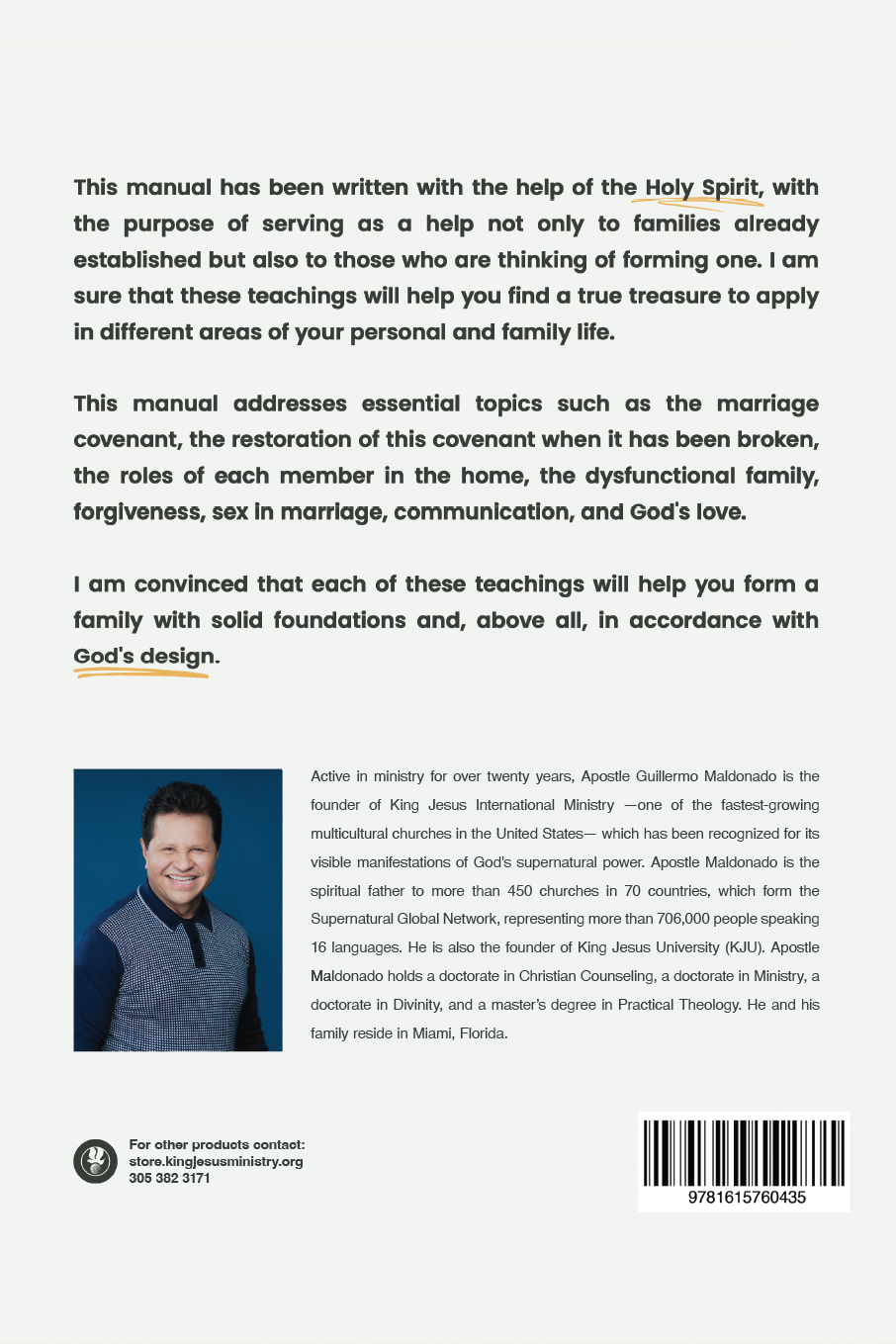 A Family According to God's Design - Manual