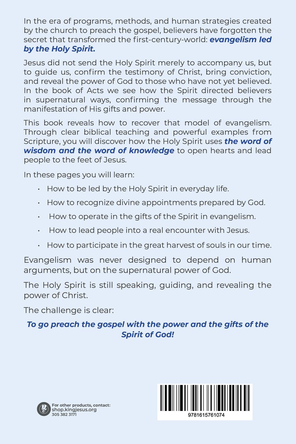 Holy Spirit Led Evangelism - Book