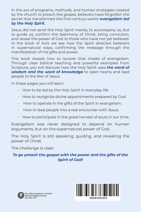 Holy Spirit Led Evangelism - Book
