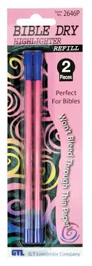 Bible Dry Highlighter Refill Pink
