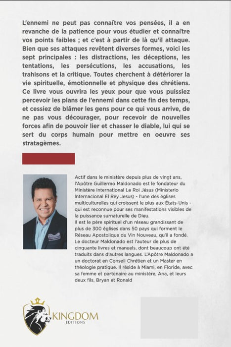 Les Stratégies de l’Ennemi dans les Derniers Temps, édition française, livre de Guillermo Maldonado