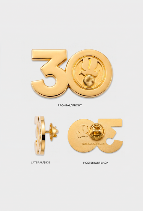 Pin - King Jesus 30 Years Anniversary - Steel