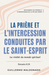 Book cover for 'La Prière et l'intercession conduites par le Saint-Esprit' by Guillermo Maldonado, featuring a cream background with abstract peach curves and bold blue title text.