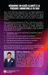 A French promotional flyer or brochure page with a red-to-purple gradient background, white text, a small photo of a smiling man in the lower left, and contact information at the bottom.
