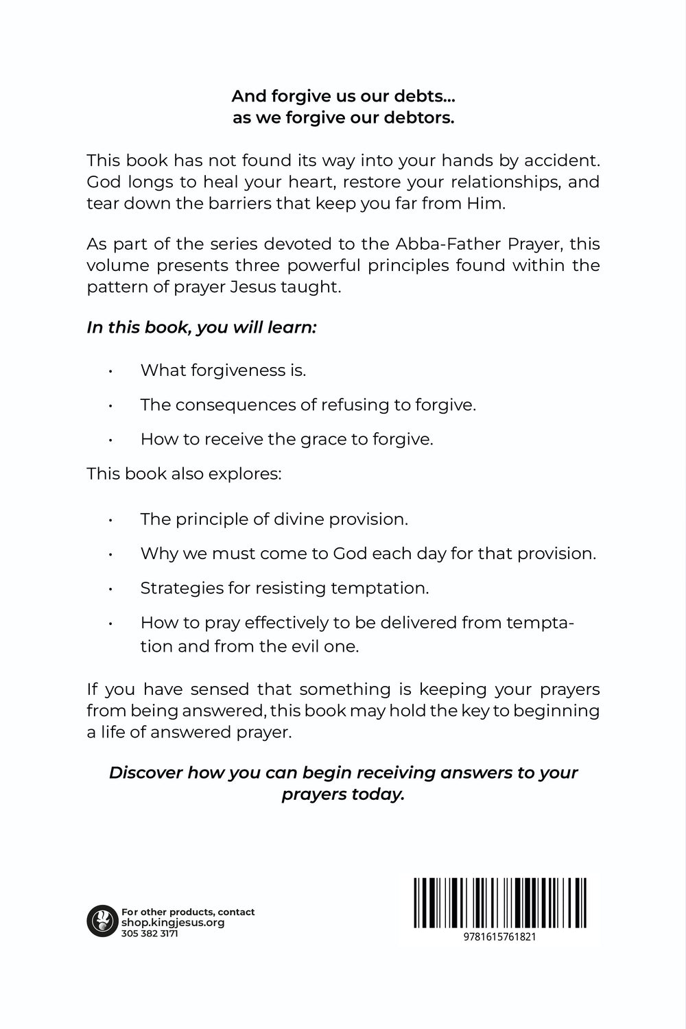 And Forgive Us Our Debts - Book