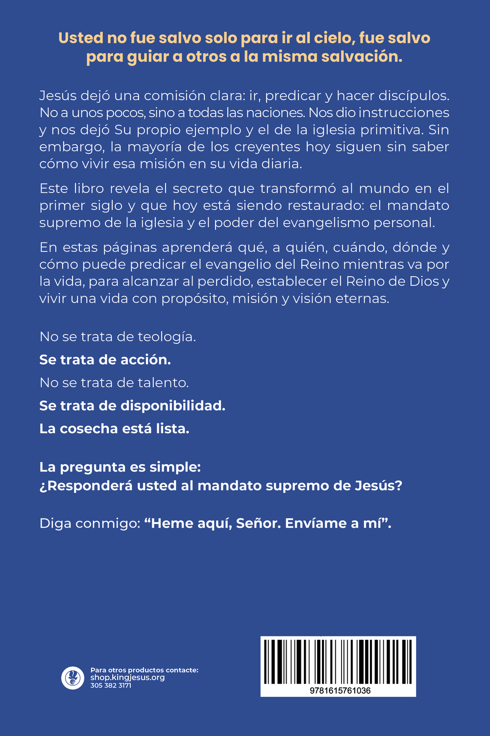 El Mandato de Supremo de la Iglesia - Libro