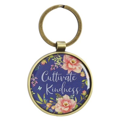 Cultivate Kindness Metal Key Ring
