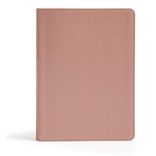 Bible CSB She Reads Truth Bible, Rose Gold LeatherTouch, Black Letter, Full-Color Design, Wide Margins, Journaling Space, Devotionals, Reading Plans, Single-Column, Easy-to-Read Bible Serif Type Imitation Leather