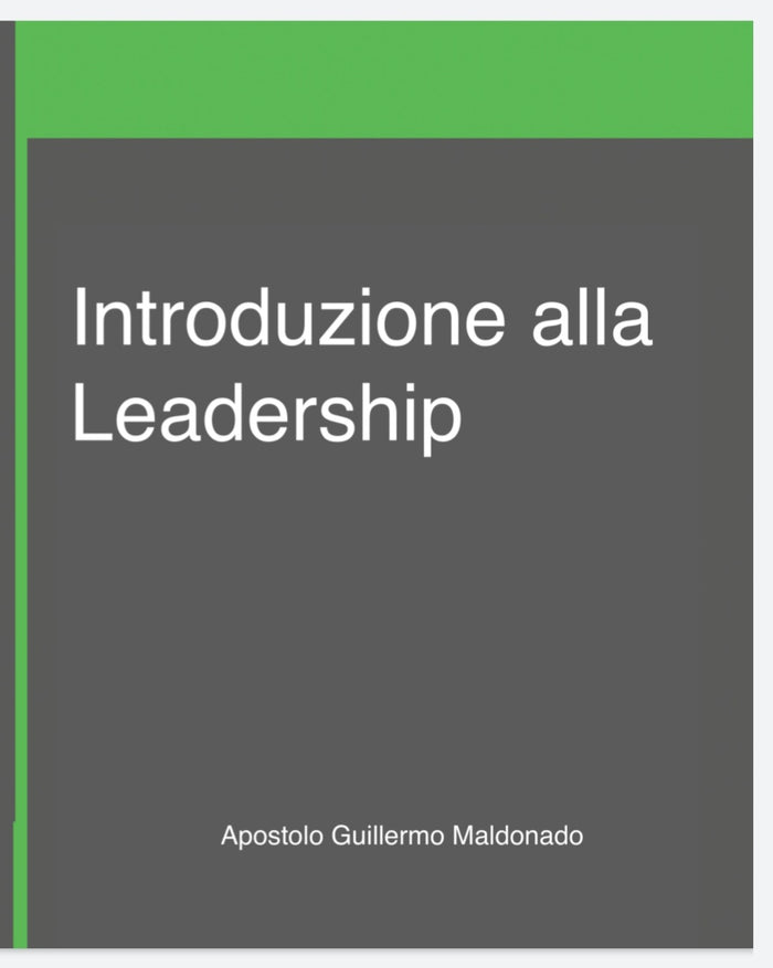 (Italian) Introduzione alla Leadership - Manuale - Digital Version (Introduction to Leadership)