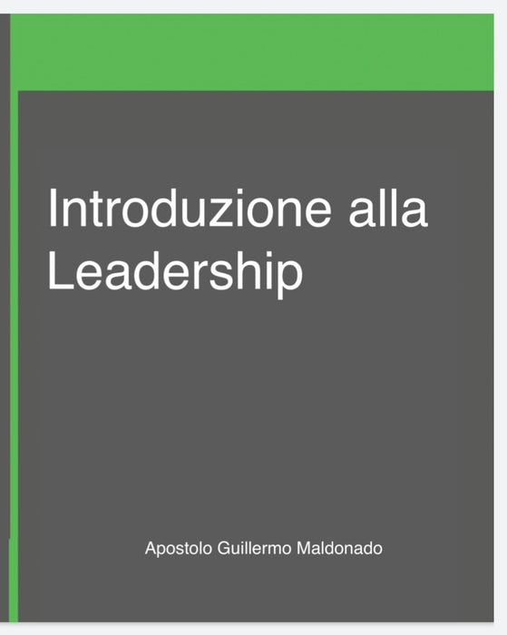 Introduzione alla Leadership -  Manual - Italian - Digital Version
