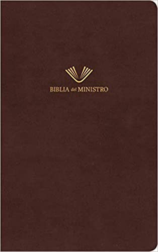 RVR 1960 Biblia del ministro, caoba fino piel fabricada (Spanish Edition)