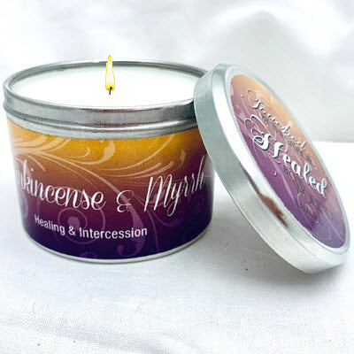Frankincense & Myrrh Tin 8 Oz - Candle