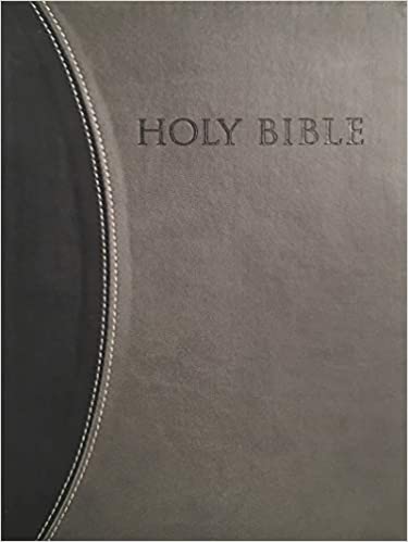 KJV Sword Study Bible Giant Print Black Grey Ultrasoft Indexed