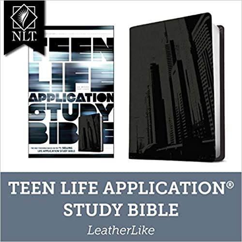 Teen Life Application Study Bible (LeatherLike, Steel), NLT Study Bible with Notes and Features, Full Text