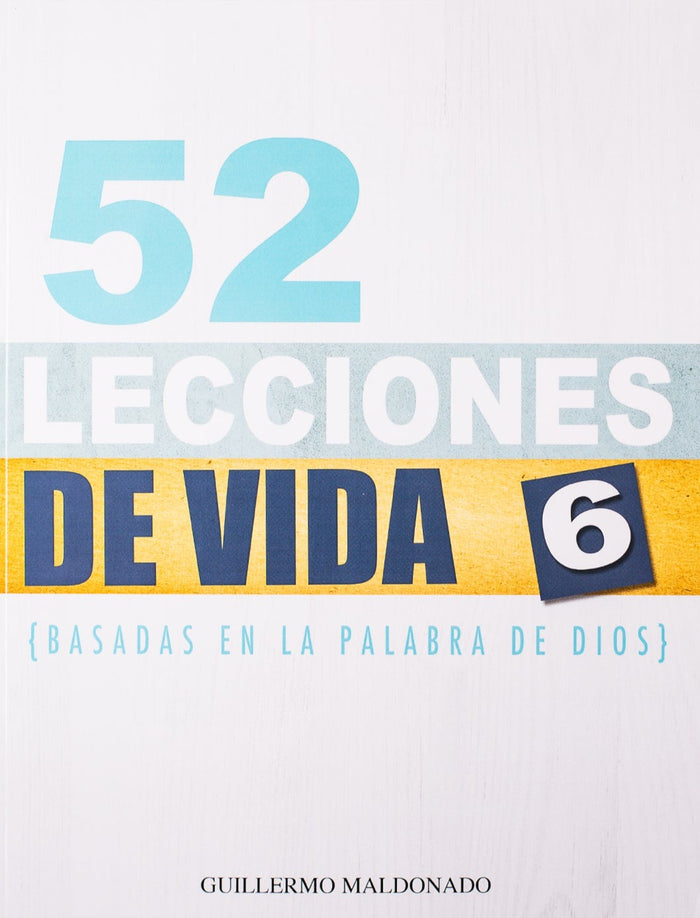 52 Lecciones de Vida Nivel 6 (Tapa Blanda) - Manual Digital