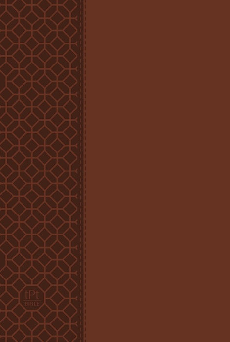 The Passion Translation New Testament w/Psalms, Proverbs & Song Of Songs/Large Print (2020)-Brown Imitation Leather