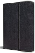 Biblia RVR 1960 Letra Grande Tamaño Manual, Símil Piel Negro Solapa Con Imagenes De Tierra Santa