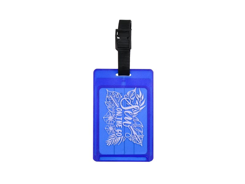 Luggage Tag With Sewing Kit Blue