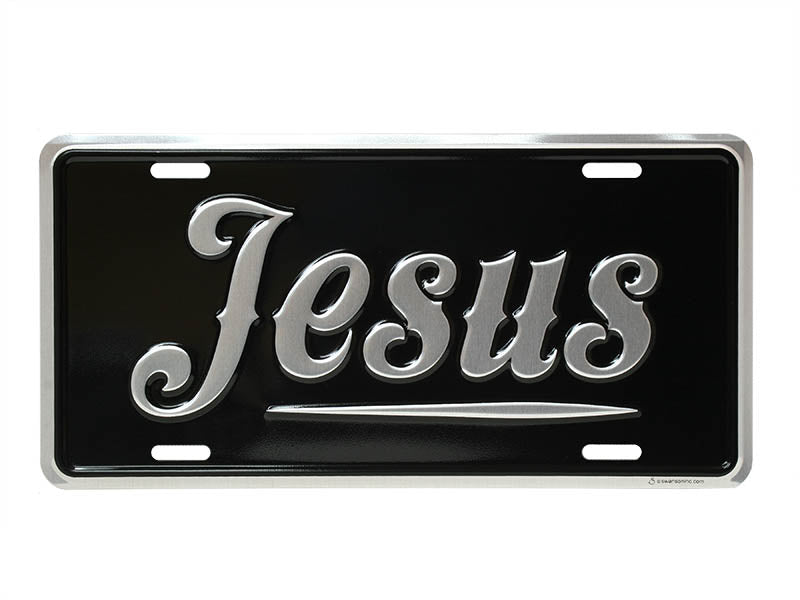 Autotag – Jesus – Silver
