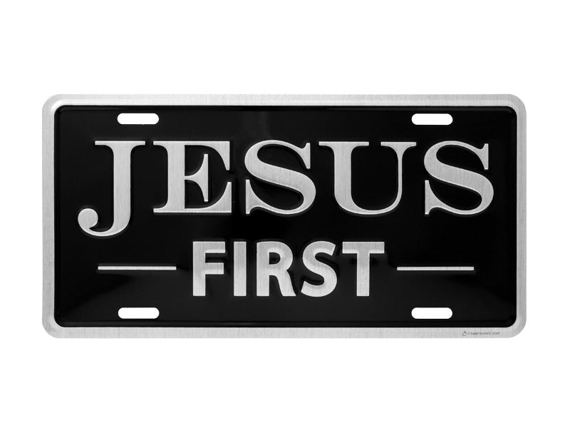 Autotag Deluxe Jesus First Silver