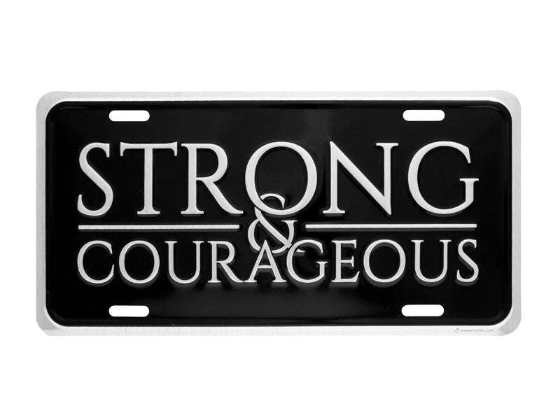 Autotag Strong & Courageous