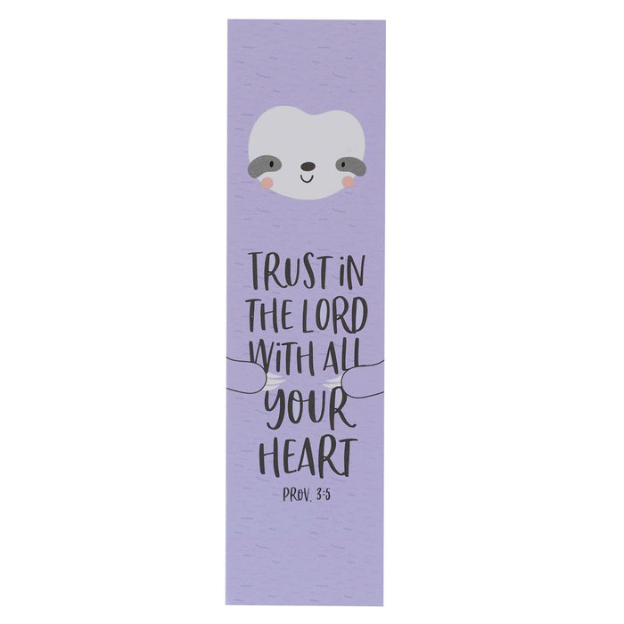 Trust in the LORD Sunday School/Teacher Bookmark Set - Proverbs 3:5