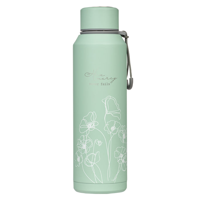 Stainless Steel Water Bottle - Mercy Hazy Teal