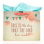This is the Day - Ps 118:24 Large Gift Bag