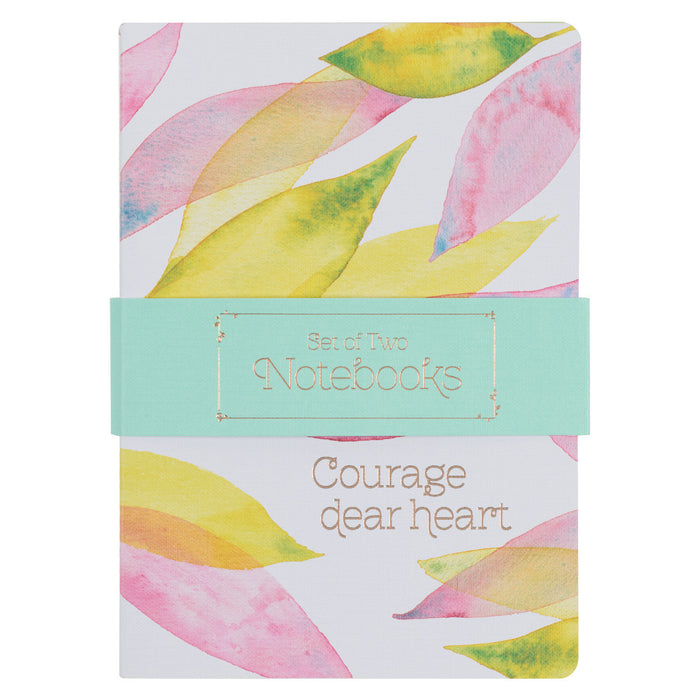 Courage Dear Heart Citrus Leaves Notebook Set