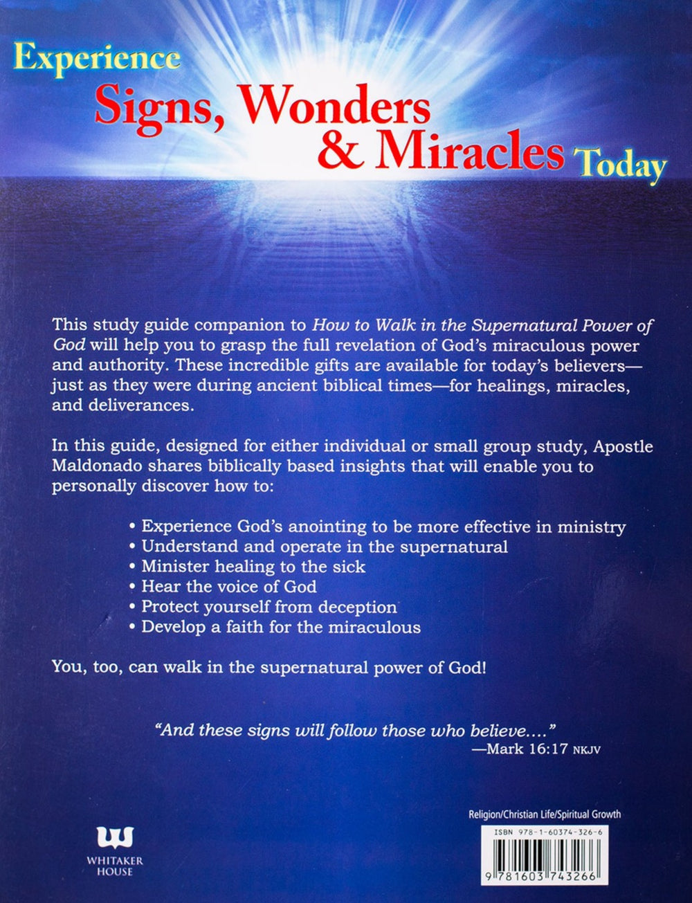 How To Walk In The Supernatural Power of God - Manual