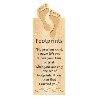 "Footprints" Magnetic Bookmark