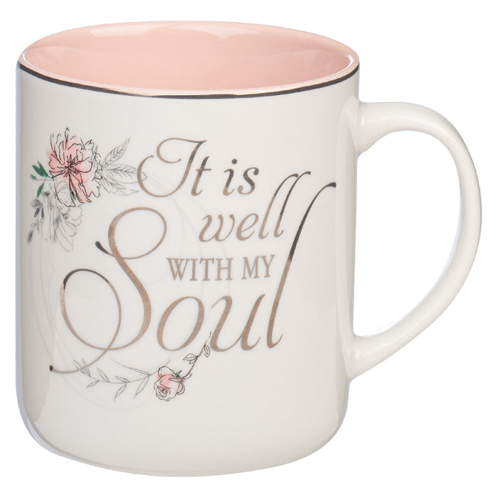 Mug - It Is Well Pink Ceramic Mug