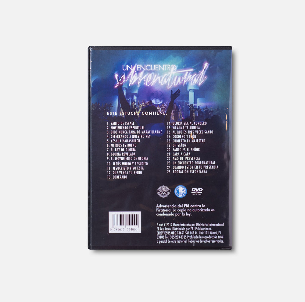 Un Encuentro Sobrenatural En Vivo - DVD