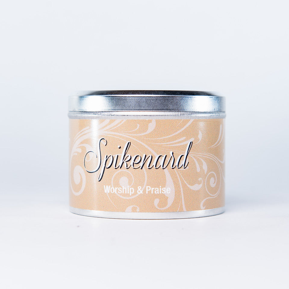 Spikenard Tin 8 Oz - Candle (Sliver)